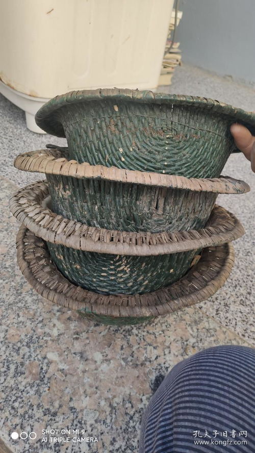 生活用品植物編織工藝 藤編草帽安全帽4個和售生活用品安全使用